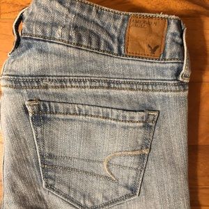 American Eagle Jeans Skinny Distressed 0